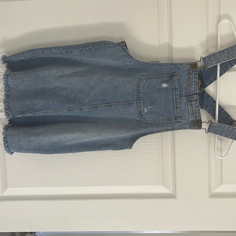 Jean romper dress